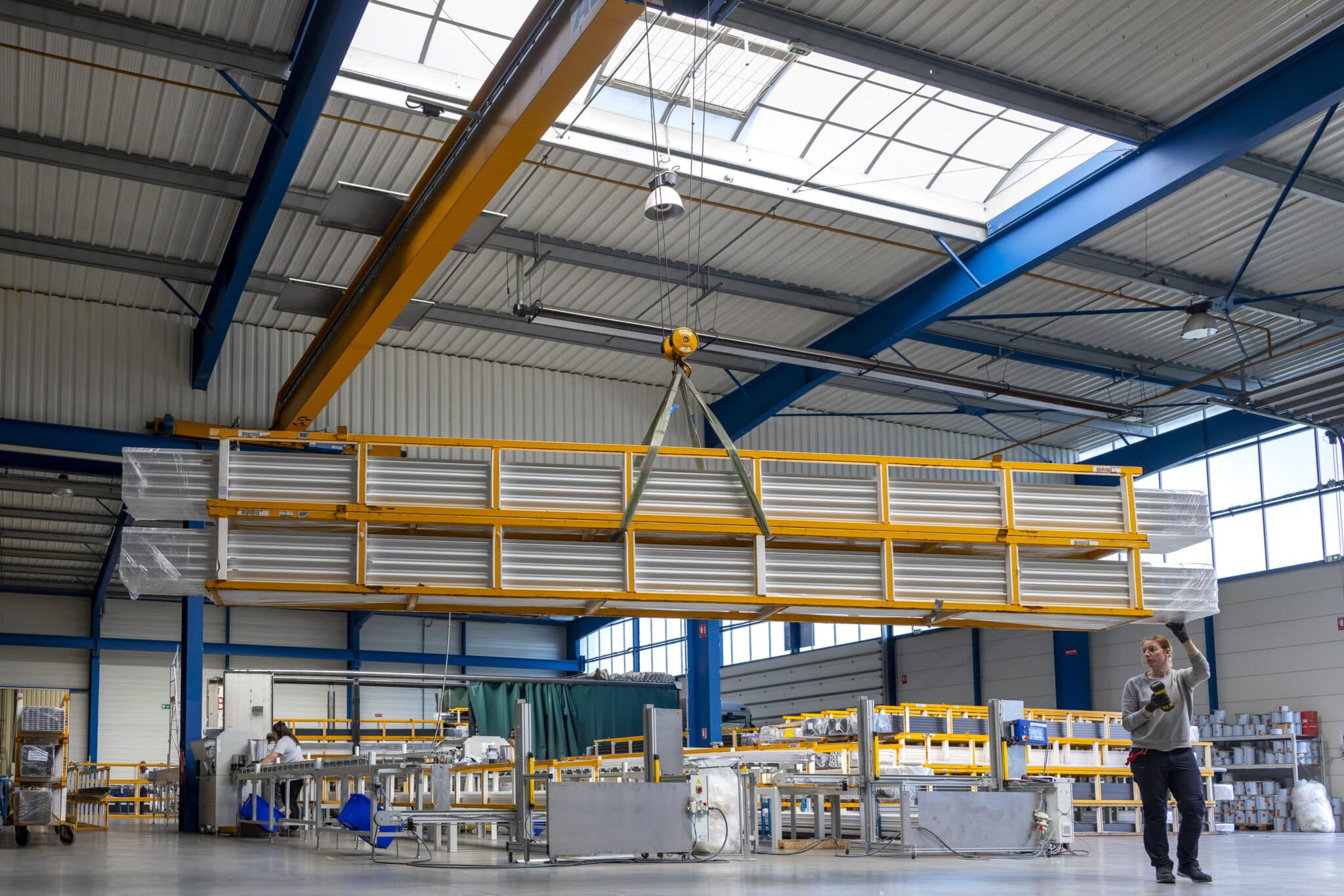 Livraison de profilés aluminium