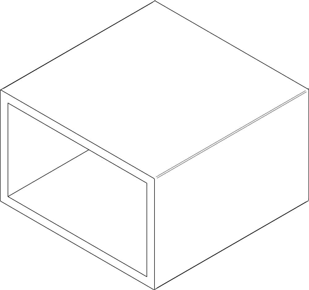 Tube rectangle